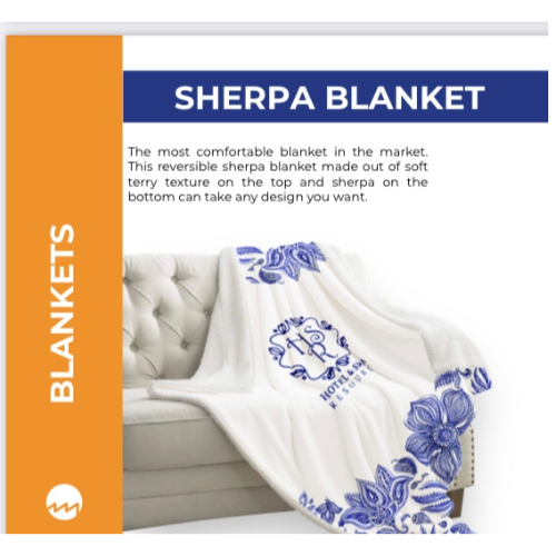 Customizable Sherpa Blanket